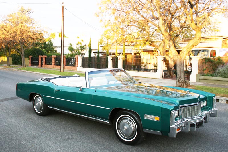 Coopers Classic Cars 1976 Eldorado Convertible green